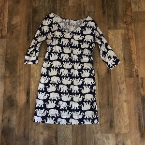 Elephant Print Lilly Pulitzer shift dress